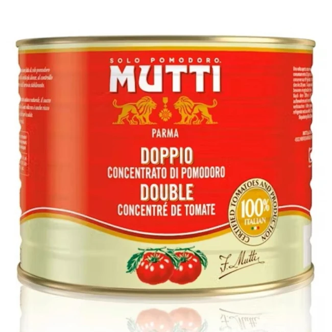 Pasta De Rosii Dublu Concentrat Mutti 2150g